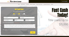 Desktop Screenshot of fastautoloansinc.com